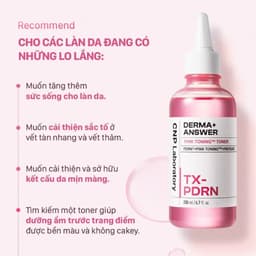 Nước Cân Bằng Dưỡng Sáng Hồng Da CNP Laboratory Derma Answer Pink Toning Toner Hàn Quốc Cao Cấp 200ml 9