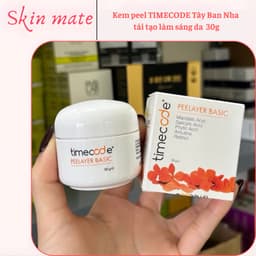 Kem peel TIMECODE Tây Ban Nha tái tạo làm sáng da chống lão hoá full 10g  1