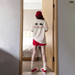 Áo Thun HY KORÉ War Horse 3406 Form Rộng Localbrand Oversize Unisex Vải Cotton 75% Nam Nữ Mặc Đẹp 6