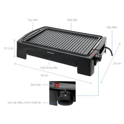Bếp nướng điện LocknLock EJG221 1300W -Hàng chính hãng, mặt bếp chống dính, 5 mức nhiệt - JoyMall 7