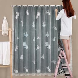 Rèm Cửa Sổ Phòng Ngủ Dán Tường không cần khoan tường, màn cửa sổ chống nắng 80% treo phòng ngủ 6