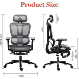 Ghế Công Thái Học Cao Cấp - Ngồi 8 Giờ Không Mỏi 4