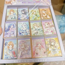 Hộp 48 quyển sổ dán sticker mini hình cô gái khác nhau 2