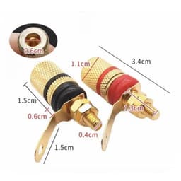 (2 Cái) Cọc loa kim loại 4mm Phụ Kiện âm thanh DIY - 2