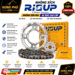 Nhông xích (nhông sên đĩa) rizup ắc đúc 1
