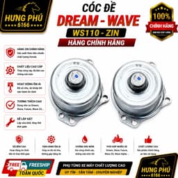 Vỏ cốc đề ,dream/ws110 /2 chữ ww hàng zin trần cấp hang 1