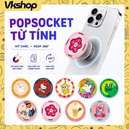 Popsocket Từ Tính 360 Độ – Giá Đỡ Điện Thoại Nam Châm Hít, Thiết Kế Dễ Thương, Tiện Lợi | VKshop 1
