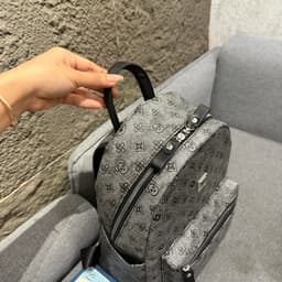 Balo Nam Nữ Size 40 Quai Bản To Họa Tiết Monogram Cao Cấp – Balo Đi Học, Đi Chơi, Du Lịch Thời Trang Hàn Quốc 7