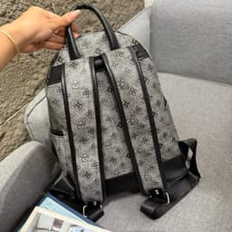 Balo Nam Nữ Size 40 Quai Bản To Họa Tiết Monogram Cao Cấp – Balo Đi Học, Đi Chơi, Du Lịch Thời Trang Hàn Quốc 8