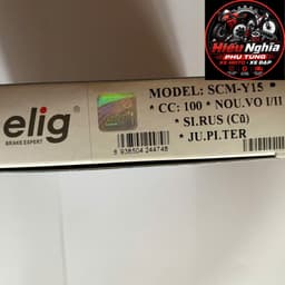 Bố Thắng Đùm ELIG SCM-Y15 (Má Phanh Trước Nhỏ) Cho Xe Yamaha Sirius Đầu, Jupiter, Nouvo - Chính Hãng 3