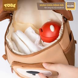 [ TOBÉ ] Balo đi học cho bé Zooly hàng chính hãng TOBE 3