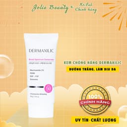 Kem Chống Nắng Dermaxilic KR.LAB Broad Spectrum SPF50+/PA+++ Công Thức Vật Lý Hóa Học Dưỡng Trắng Da 50ml 1