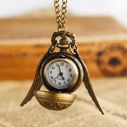 Đồng hồ SNITCH Ha.rry Pot.ter kim loại dây chuyền phong cách retro cổ diện sang trọng 5