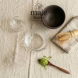 Bộ chawan và đế chasen thủy tinh pha matcha cao cấp. Cốc đánh trà matcha trong suốt phong cách Nhật Bản - Majehome 3