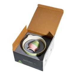 Bộ chawan và đế chasen gốm sứ pha matcha cao cấp. Bát đánh trà matcha phong cách Nhật Bản - Majehome 9