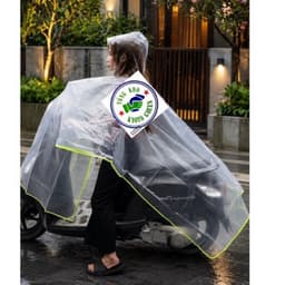 ÁO MƯA CHOÀNG TRONG SUỐT, BO VIỀN PHẢN QUANG 2