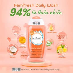 DUNG DỊCH VỆ SINH PHỤ NỮ FEMFRESH INTIMATE SKIN CARE DAILY WASH 250ML 5