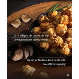 Bắp Rang Nấm Truffle Đen Kaixiaochai (168g) - Popcorn Black Truffle Giòn Tan, Hương Vị Thượng Hạng 5