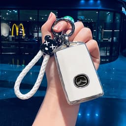 MAZDA - Ốp Khoá Chất Liệu TPU Nút Sườn Dùng Cho Xe Mazda 3 Đời 2020-2021-2022. Ốp Bảo Vê Remote Chống Trầy Xước 8