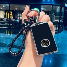 MAZDA - Ốp Khoá Chất Liệu TPU Nút Sườn Dùng Cho Xe Mazda 3 Đời 2020-2021-2022. Ốp Bảo Vê Remote Chống Trầy Xước 3