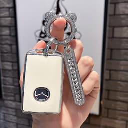 MAZDA - Ốp Khoá Chất Liệu TPU Nút Sườn Dùng Cho Xe Mazda 3 Đời 2020-2021-2022. Ốp Bảo Vê Remote Chống Trầy Xước 4