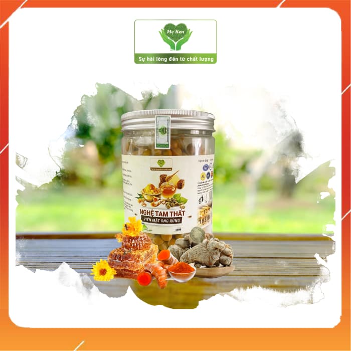 Nghệ tam thất viên mật ong rừng (500gr)