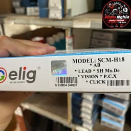 Bố thắng đùm / Má phanh đùm sau ELIG SCM-H18 – Xe tay ga Honda (AB, Vision, Lead, Vario, PCX, Click) 4