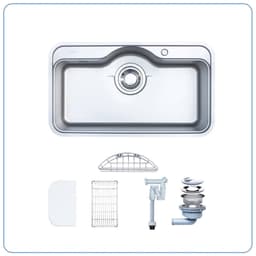 CHẬU RỬA BÁT 1 HỐ NOBINOX ROSA NN995D | Hàng chính hãng 3