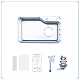 Chậu rửa 1 hố Nobinox NOVA  A182 | HÀNG CHÍNH HÃNG 3