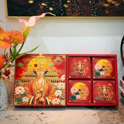 COMBO SỈ HỘP ĐỰNG BÁNH TRUNG THU 4 BÁNH NGUYỆT NƯƠNG CAO CẤP – SET 10/20/30 HỘP (KHÔNG KÈM BÁNH) 3