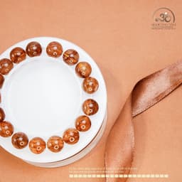 Ngọc Đan Tâm - Vòng Tay Thạch Anh Tóc Đỏ 12mm 6A - Vân Tóc Đỏ - Mệnh Hoả - Mệnh Thổ 5