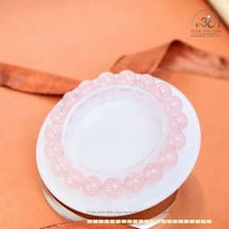Ngọc Đan Tâm - Vòng Tay Thạch Anh Hồng 10mm 8A - Mệnh Hoả - Mệnh Thổ 4