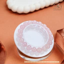 Ngọc Đan Tâm - Vòng Tay Thạch Anh Hồng 10mm 8A - Mệnh Hoả - Mệnh Thổ 3