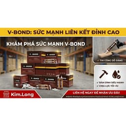 Sỉ keo V-Bond đa năng cho dán PVC, nhựa, nano, phào chỉ, nhôm, Alu, gạch, gỗ, inox, gương. 5