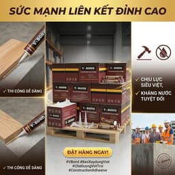 Sỉ keo V-Bond đa năng cho dán PVC, nhựa, nano, phào chỉ, nhôm, Alu, gạch, gỗ, inox, gương. 4