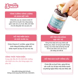 Viên Uống Vitamin Tổng Hợp Cho Phụ Nữ Herbs of Gold Women's Multi+ 60v Giảm Mệt Mỏi, Khỏe Đẹp 3