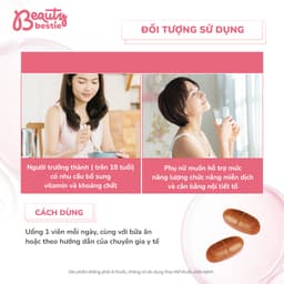 Viên Uống Vitamin Tổng Hợp Cho Phụ Nữ Herbs of Gold Women's Multi+ 60v Giảm Mệt Mỏi, Khỏe Đẹp 4