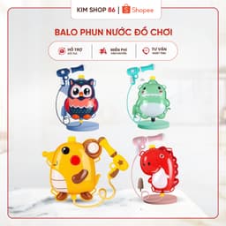 Balo phun nước đồ chơi cho bé trai,bé gái Máy phun nước hình động vật dễ thương 1