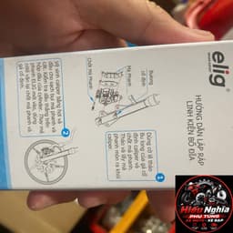 Má Phanh Đĩa Trước Elig YA002,Cho Xe Exciter 155 2 Piston, Exciter 135, R15 V3, MT15, XSR155, FZ150i 6