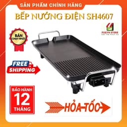 Bếp Nướng Điện SH SH4607 | Công Suất 1500W | Tráng Men Chống Dính | 6 Mức Nhiệt 2