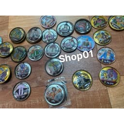 (Cũ) Combo 6c Thẻ onepiece xu one piece thẻ toonies xu sắt 1