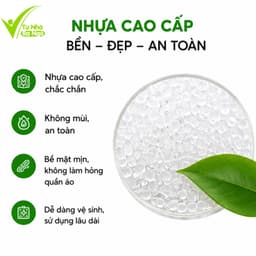 Móc Treo Phơi Quần Áo Nhựa Cao Cấp Chống Trượt GD194 - Bộ Móc Treo Quần Áo Nhựa Có Móc Phụ Hai Bên 7