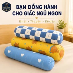 Áo gối ôm Thắng Lợi cotton Aniva Home, chất liệu cao cấp, mềm mại, thoáng khí, bền đẹp, tiện lợi 4