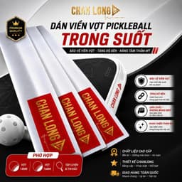 [CHÍNH HÃNG] Combo 1-3-5 Dán Viền Vợt Pickleball CHANLONG Trong Suốt Full Viền Chống Xước Bảo Vệ Vợt 14mm/ 16mm 1