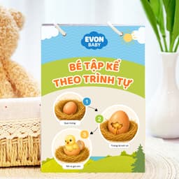 Thẻ Flash EVON BABY dạy bé tập nói - TẬP KỂ THEO TRÌNH TỰ 1