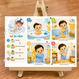 Thẻ Flash EVON BABY dạy bé tập nói - TẬP KỂ THEO TRÌNH TỰ 5