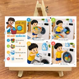 Thẻ Flash EVON BABY dạy bé tập nói - TẬP KỂ THEO TRÌNH TỰ 4