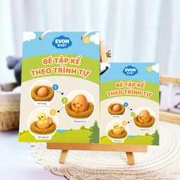 Thẻ Flash EVON BABY dạy bé tập nói - TẬP KỂ THEO TRÌNH TỰ 9