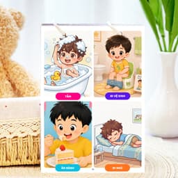 Thẻ Flash EVON BABY dạy bé tập nói -  CHỦ ĐỀ NHẬN BIẾT 4