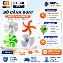 Cánh quạt senko nhựa ABS siêu bền các mẫu quạt 3 cánh 5 cánh 7 cánh - cánh quạt B3, B4, B5 1